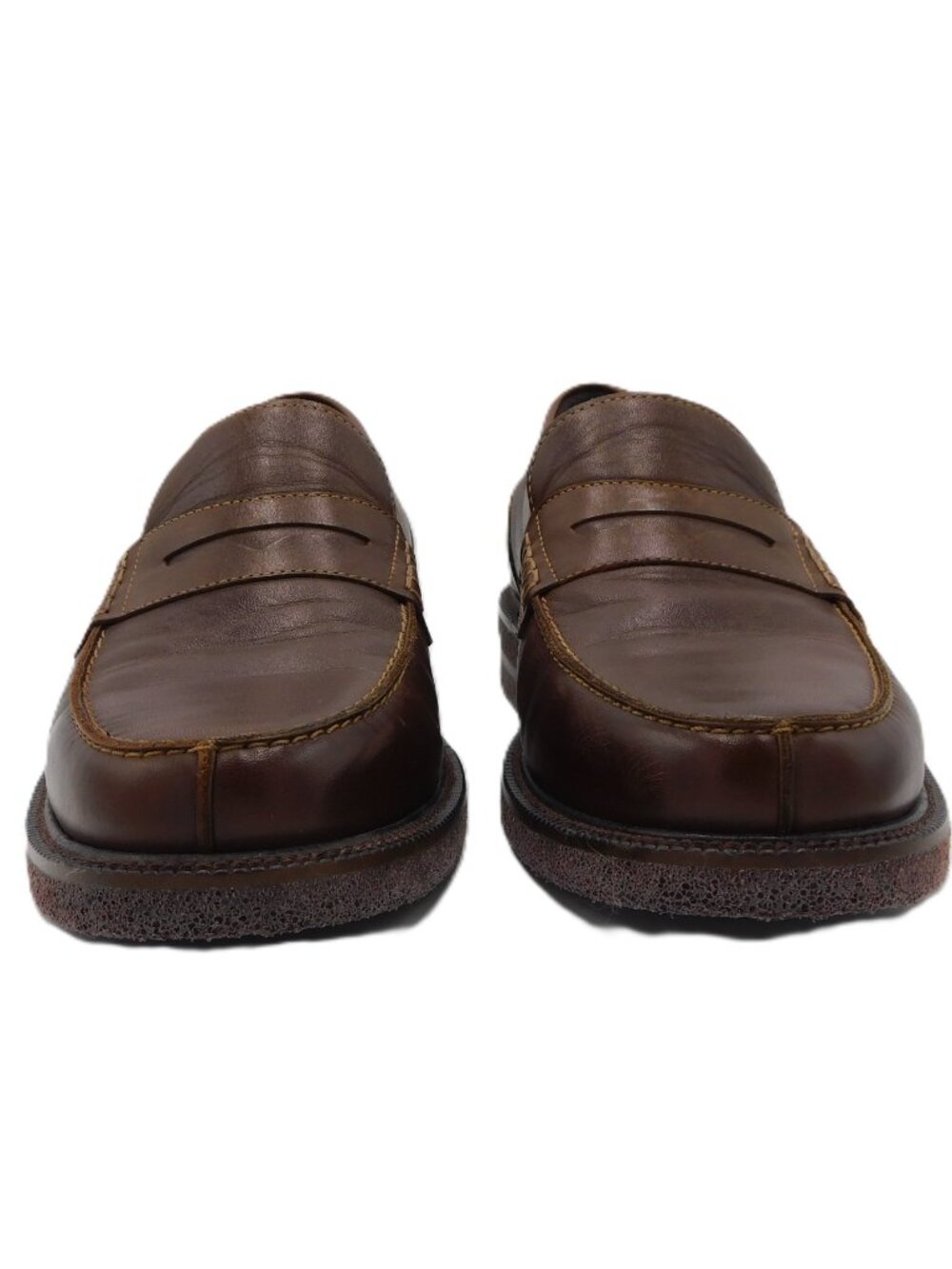 Donald Pliner Brown Leather Landry Penny Loafers | Preppy Casual | EUC | 8.5M - Picture 3 of 11